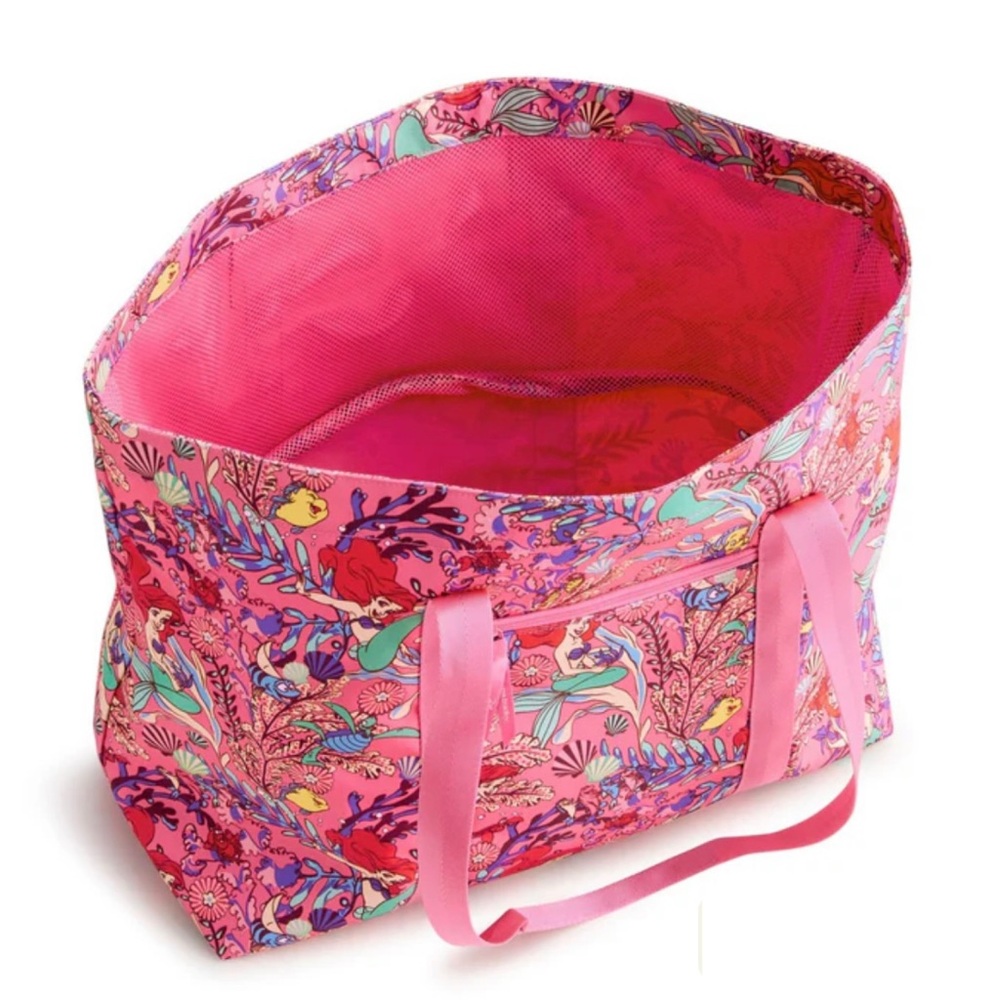 Vera Bradley Ariel’s Pink Lagoon Tote & Beach Towel Set - Picture 6 of 7